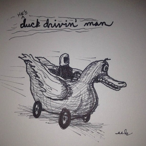 Duck Driving Man