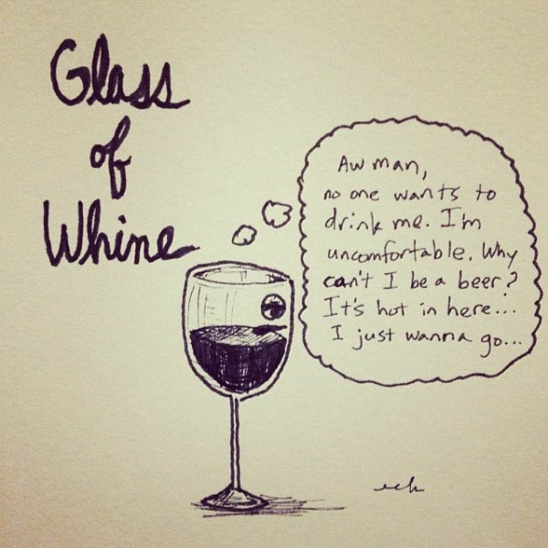 Glass of whine