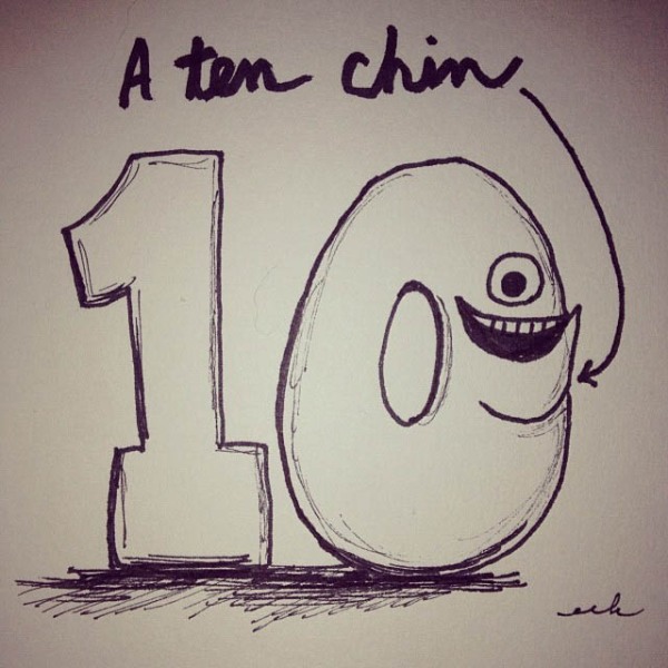 A 10 chin