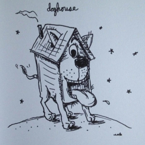 Animals, Home, dog, doghouse, house, pun