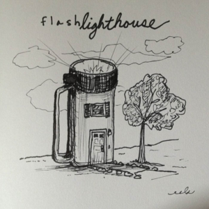 Garage, Home, flashlight, house, light, lighthouse, pun, yard