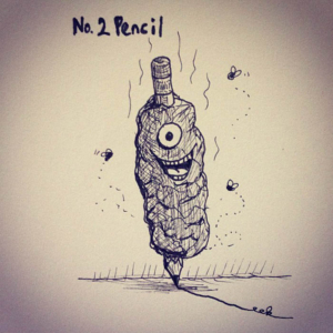 Poop, artist, pencil