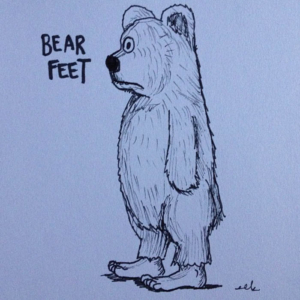 Anatomy, Animals, bare, barefoot, bear, bears, cartoon, cyclops, feet, foot