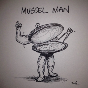 Anatomy, Animals, clam, clams, fitness, food, muscle, muscleman, muscles, mussel, mussels