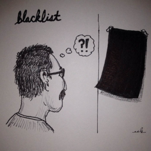 ?!, Humans, black, blacklist, list, paper