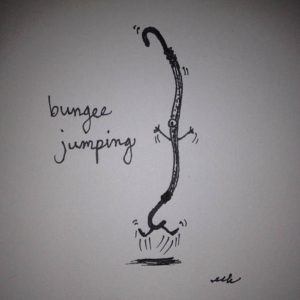 Drawing, Sports, bungee, bungeejump, jump, jumping