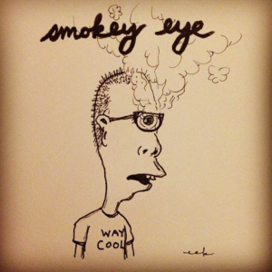 Anatomy, Fashion, cosmetics, eye, eyeshadow, makeup, pun, smokey, smokeyeye