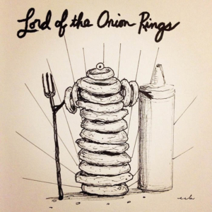 TV &amp; Movies, appetizer, deepfried, eek, food, fried, lor, lord, lordoftherings, onion, onionrings, onions, rings