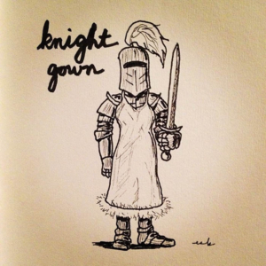 Fashion, gown, knight, nightgown