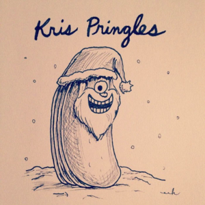Christmas, Holidays, food, kringle, kriskringle, pringle, pringles, santa