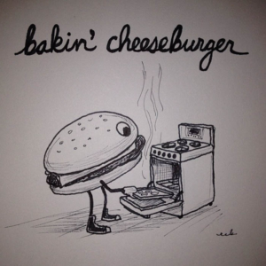 bacon, baconcheeseburger, baking, cheeseburger, food, hamburger, kitchen, oven