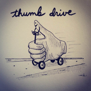 Anatomy, Technology, computer, drive, driving, fingers, flashdrive, hand, thumb, thumbdrive, thumbsup, usb