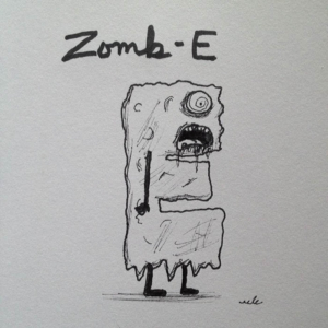 ABCs &amp; 123s, TV &amp; Movies, Zombies, alphabet, e, monster, scary, zombie
