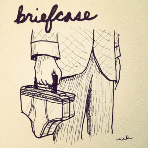Fashion, boxers, briefcase, briefs, underwear, undies, wordplay