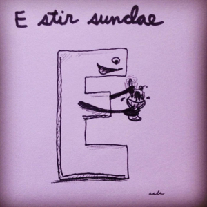 ABCs &amp; 123s, Holidays, e, easter, eastersunday, food, icecream, stir, sundae, sunday