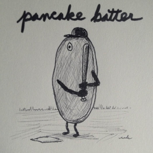 Sports, baseball, bat, batter, breakfast, food, pancake