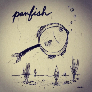 Animals, cookware, fish, fisherman, fishing, fryingpan, kitchen, pan, panfish, water