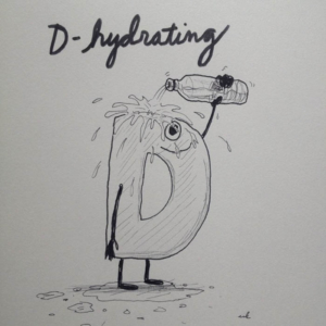 ABCs &amp; 123s, alphabet, beverage, d, dehydrate, dehydrating, drink, h2o, hydrating, thirsty, water, wellness