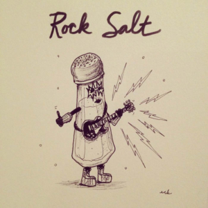 70s, Music, ace, acefrehley, food, frehley, kiss, rock, rockandroll, salt, spaceace, spaceman