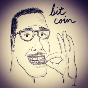 Technology, bitcoin, bite, coin, currency, eat, mouth