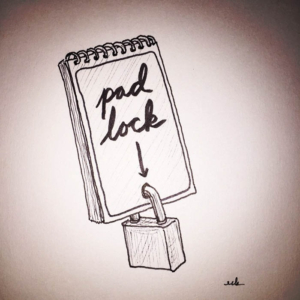 lock, memo, pad, padlock, paper, safety, security, writing