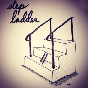 Home, ladder, stairs, stairway, step, stepladder, steps