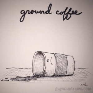 Coffee, Mood, cafe, caffeine, coffeeshop, comic, cup, dailyphoto, dailypic, funny, ground, instadaily, instadraw, latte, mocha, sketchbook, spill, starbucks