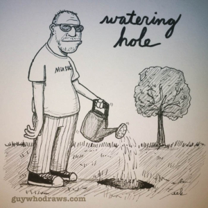 Drinking, Gardening