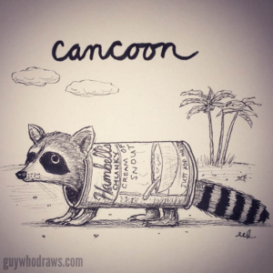 Animals, Places, Travel, beach, can, cancun, comic, funny, getaway, instadaily, instadraw, joke, mexico, ocean, picoftheday, racoon, sketchbook, soup, sun, vacation