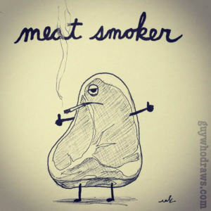 food, smoking