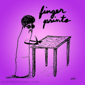 Misc., TBTPrince, one of my all-time favorite hometown weirdos and music makers, is gone. Hey, 2016. Dude. Enough with the death already. Today I throw back to September 5 2014&#039;s punny, &quot;Finger Prints&quot; - Prince in the form of a finger, printing. He has popped up in a lot of my other non-punny drawings over the years, one of them ended up being the cover painting to my band&#039;s recent EP, &quot;Willie Nelson Prince&quot;. I used to try drawing him in his Purple Rain get-up when I was a kid and always bombed miserably, crumbling the paper up and going back to drawing KISS.Songs of his like &quot;Darling Nikki&quot; and &quot;Morning Papers&quot; to name a few have been musical encyclopedias that I&#039;ve often referred to since I began writing/recording music. I have an entire album&#039;s worth of recent goofball recordings heavily influenced by the early Prince sound that I have yet to release... although it sounds WAY more like me than it does him, his influence is definitely in there. Maybe it&#039;s time to get on wrapping that up. I&#039;ll never forget the first time 10-year-old me heard &quot;Darling Nikki&quot; and thought &quot;Wait - what was she doing with a magazine?&quot; and &quot;What is it that she&#039;s grinding? The magazine?&quot; I figured it all out soon enough. It&#039;s time to fire up some of his music and go for a run. Thanks for everything you gave us while you were here, you crazy little ball of eclectic genius.