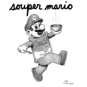 Video games, food