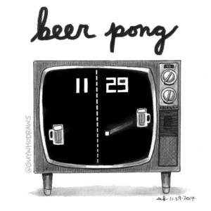 Drinking, Sports, Video games