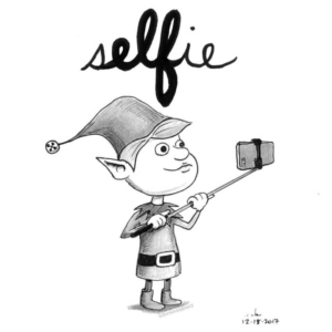 Cartoons, Christmas, Technology