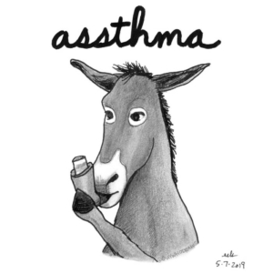 Animals, Badpuns, ass, assthma, asthma, asthmasucks, bronchitis, burro, donkey, eeyore, inhaler, jackass, lungs, minneapolis, minneapolisartistartists, mucus, mule, thereisnolanguageinourlungs, wellness, worldasthmaday