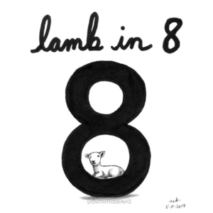 8, ABCs &amp; 123s, Animals, Badpuns, dailypun, eight, farm, farmanimals, flooring, lamb, lambchops, laminate, laminateflooring, laminator, laminatorlove, minneapolisartist, mnartists, officesupplies, protect, sheep