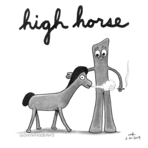 420, Animals, Badpuns, Cartoons, TV &amp; Movies, claymation, gumby, gumbyandpokey, highhorse, horse, jointsmoker, lowbrowpopsurrealism, marijuana, minneapolisartist, pokeyclokey, puffpuff, smoking, smokingweed, strangeart, weedmemes, weedporn, weirdoart
