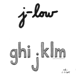 ABCs &amp; 123s, Badpuns, Music, TV &amp; Movies, alphabet, alphabetart, booty, celebrity, flygirls, hollywood, jenniferlopez, jennyfromtheblock, jlo, letterart, lowbrowpopsurrealism, minneapolisartist, onthefloor, popstar, strangeart, weirdoart