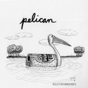 Animals, Badpuns, aluminumcan, bear, bears, birds, can, canary, flashbackfriday. Why? Because I Can.), food, giveahootdontpollute, lowbrowpopsurrealism, minneapolisartist, panda, pandabear, pelican, recycle, strangeart, tincan, toucan, weirdoart
