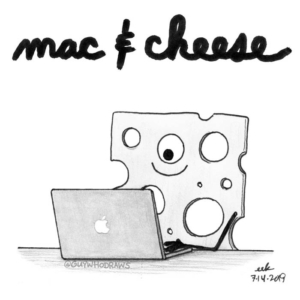 Badpuns, Technology, cheese, comfortfood, cooking, food, foodie, lowbrowpopsurrealism, macandcheese, macaroniandcheese, macbook, macncheese, minneapolisartist, pasta, scrrenplay, sidedish, strangeart, swisscheese, weirdoart, writer