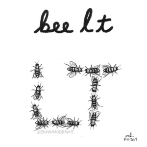 ABCs &amp; 123s, Animals, Badpuns, baconlettucetomato, bee, beekeeping, bees, blt, bltsandwich, food, foodie, insects, lowbrowpopsurrealism, minneapolisartist, nationalsandwichmonth, sandwich, sting, strangeart, weirdoart