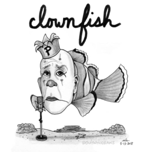 Animals, Badpuns, Music, clown, clownmemes, kingsized, lowbrowpopsurrealism, minneapolisartist, puddle, puddlegram, puddles, puddlespityparty, puddlestheclown, rain, rainwater, singer, strangeart, weirdoart