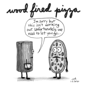 Badpuns, Trees, Work, bummer, coalfiredpizza, fired, food, hr, lowbrowpopsurrealism, minneapolisartist, pizza, pizzatime, pizzeria, seeya, strangeart, terminated, unemployed, weirdoart, woodfiredpizza