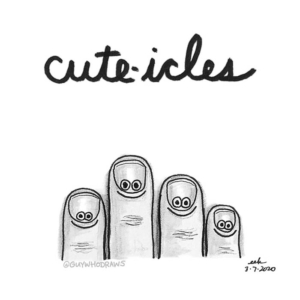 Anatomy, Badpuns, cute, cuticlecare, cuticles, fingernails, fingers, happy, lowbrowpopsurrealism, manhands, manicure, minneapolisartist, nailpolish, nails, nailsalon, smile, strangeart, weirdoart