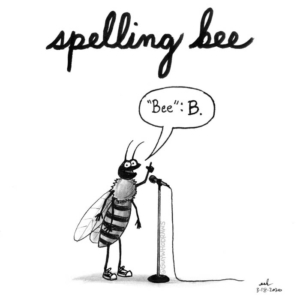 ABCs &amp; 123s, Animals, Badpuns, aaronspelling, abcs, b, bee, beekeeping, bees, fantasyisland, grammar, grammarpolice, insect, language, minneapolisartist, spell, spelling, spellingbee, spellingbeechampion, strangeart, theloveboat, words, writing