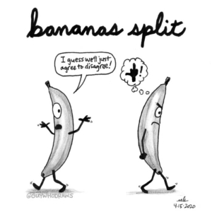 Badpuns, Dating, Love, Mood, banana, bananaday, bananas, bananasplit, chiquitabanana, dessert, food, goingbananas, icecream, lowbrowpopsurrealism, nationalbananaday, pundemonium, strangeart, weirdoart