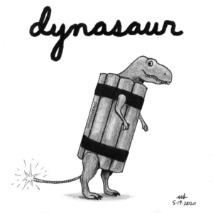 Animals, Badpuns, boom, dinosaur, dinosaurday, dinosaurs, dymamite, explosive, lowbrowpopsurrealism, minneapolisartist, prehistoric, pundemic, strangeart, tnt, trex, tyrannosaurusrex, weirdoart