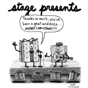 Badpuns, Christmas, Holidays, Music, charisma, christmaseve, duet, duo, gifts, gig, happyholidays, livemusic, lowbrowpopsurrealism, minneapolisartist, performing, presents, pundemic, singing, stagepresence, strangeart, weirdoart
