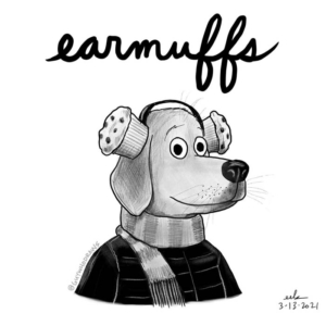applepencilart, bakers, bakery, dog, dogs, earmuff, earmuffday, earmuffs, muffins, procreateart