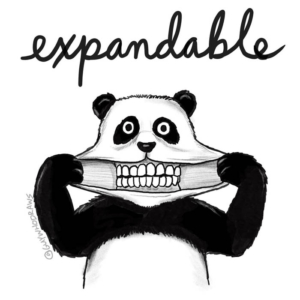 applepencilart, bears, bigmouth, expandable, nationalpandaday, panda, pandabear, pandaday, pandamonium, pandas, procreateart, smile, stretch